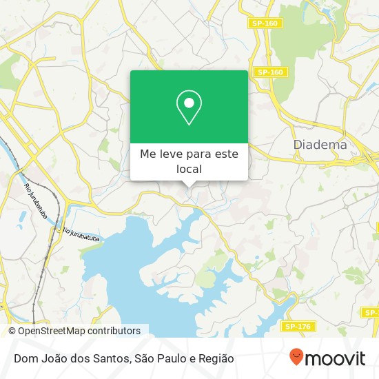 Dom João dos Santos mapa
