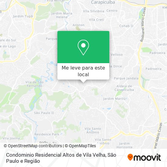 Condominio Residencial Altos de Vila Velha mapa
