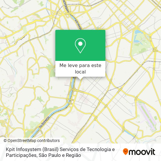 Kpit Infosystem (Brasil) Serviços de Tecnologia e Participações mapa
