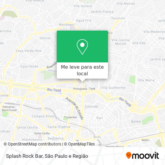 Splash Rock Bar mapa