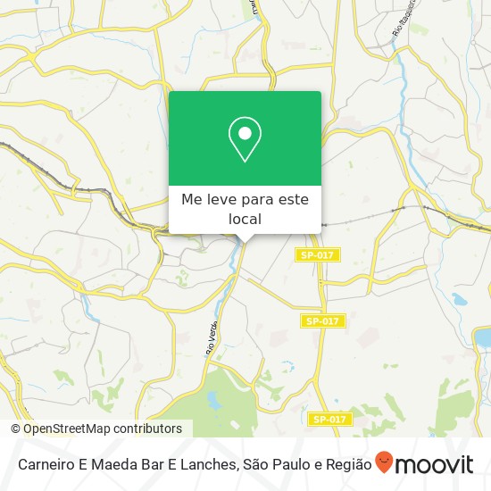 Carneiro E Maeda Bar E Lanches mapa