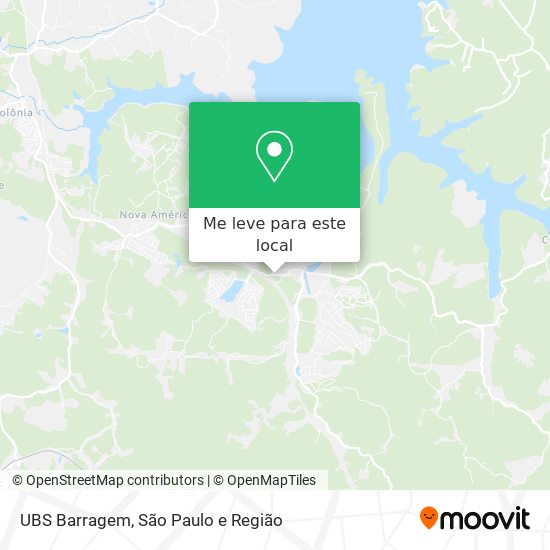UBS Barragem mapa