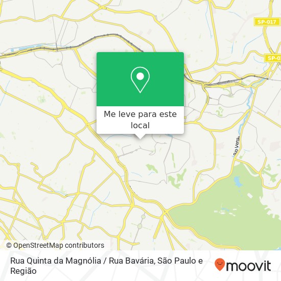 Rua Quinta da Magnólia / Rua Bavária mapa