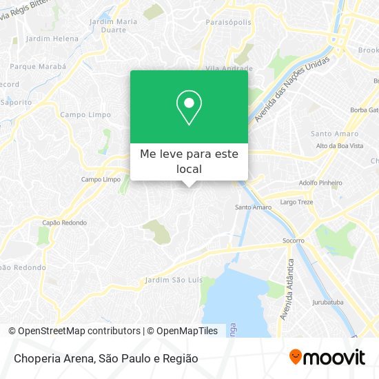 Choperia Arena mapa