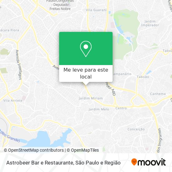 Astrobeer Bar e Restaurante mapa