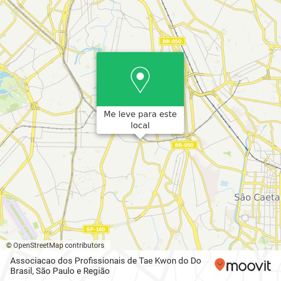 Associacao dos Profissionais de Tae Kwon do Do Brasil mapa