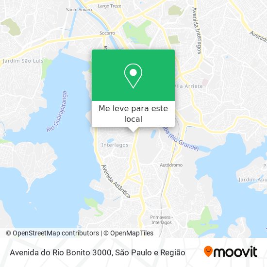 Avenida do Rio Bonito 3000 mapa