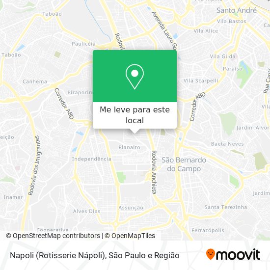 Napoli (Rotisserie Nápoli) mapa