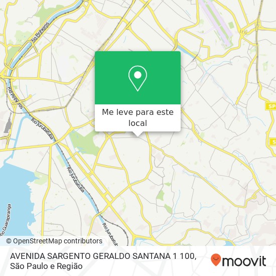 AVENIDA SARGENTO GERALDO SANTANA 1 100 mapa