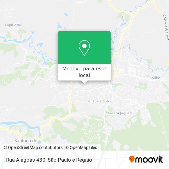 Rua Alagoas  430 mapa