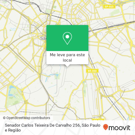 Senador Carlos Teixeira De Carvalho 256 mapa