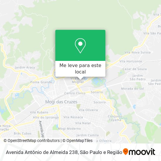 Avenida Antônio de Almeida 238 mapa