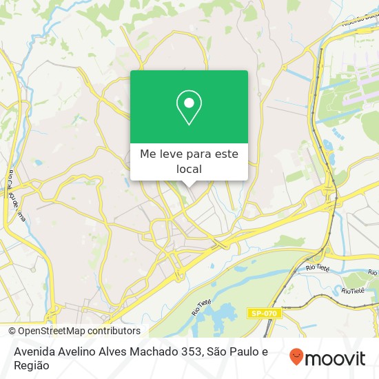 Avenida Avelino Alves Machado 353 mapa