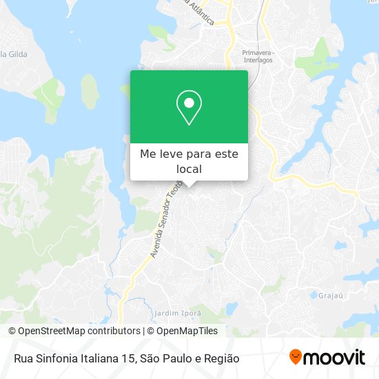 Rua Sinfonia Italiana  15 mapa