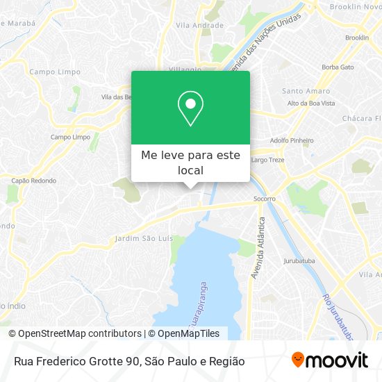 Rua Frederico Grotte 90 mapa