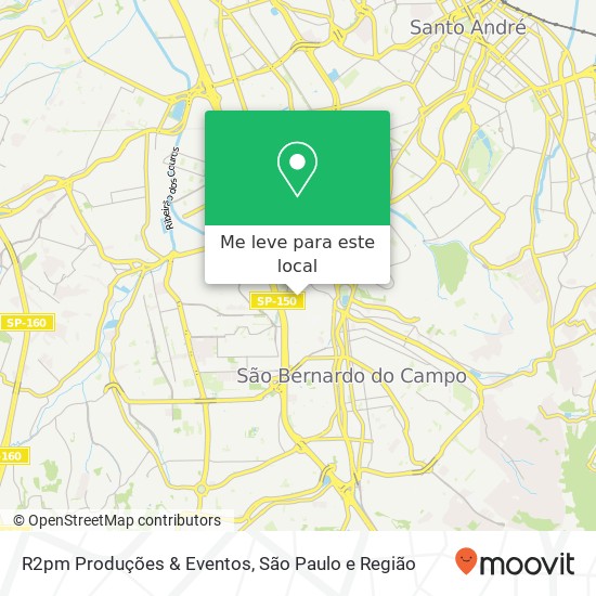 R2pm Produções & Eventos mapa