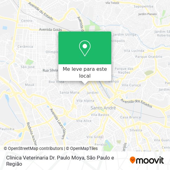 Clínica Veterinaria Dr. Paulo Moya mapa
