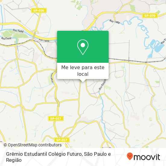 Grêmio Estudantil Colégio Futuro mapa