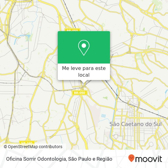 Oficina Sorrir Odontologia mapa