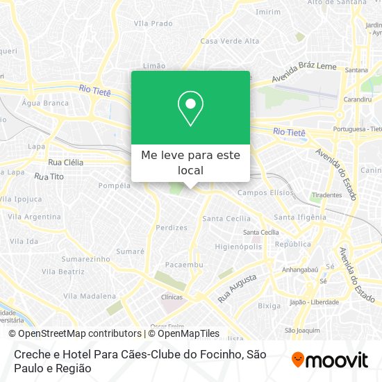 Creche e Hotel Para Cães-Clube do Focinho mapa