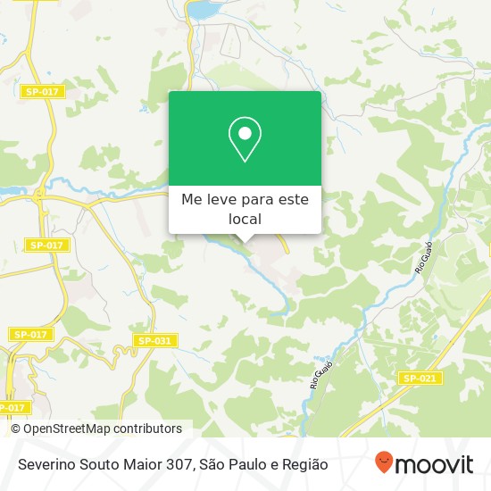 Severino Souto Maior 307 mapa