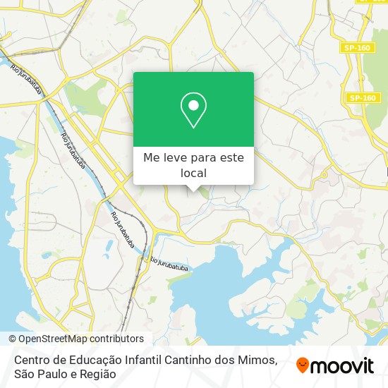 Centro de Educação Infantil Cantinho dos Mimos mapa
