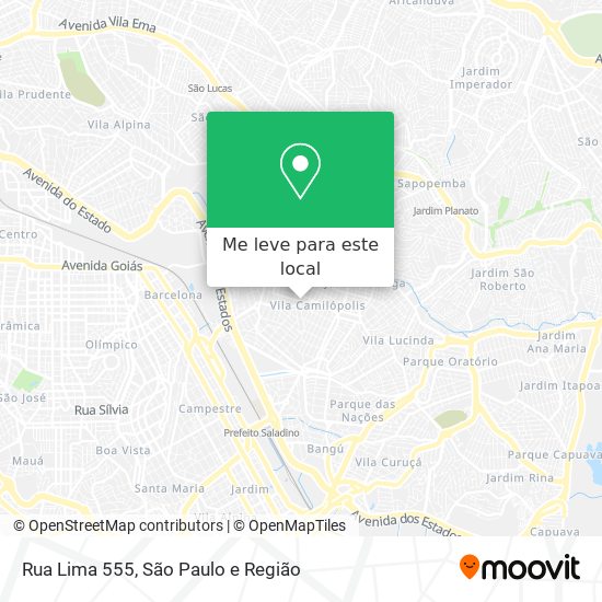 Rua Lima 555 mapa