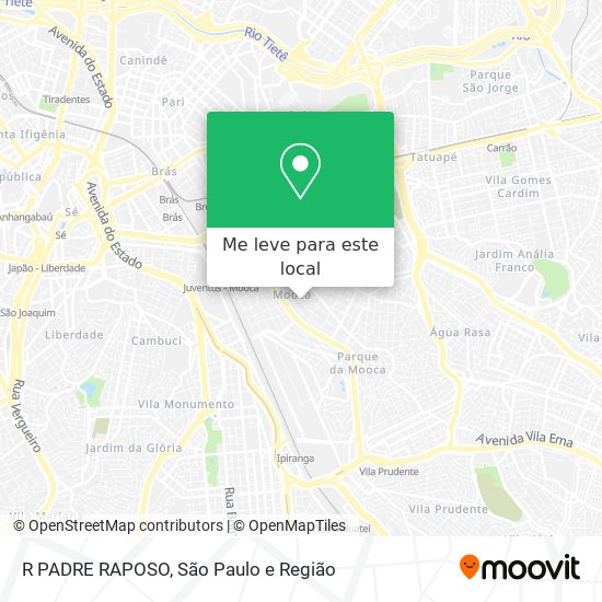 R PADRE RAPOSO mapa