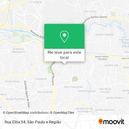 Rua Elita  54 mapa
