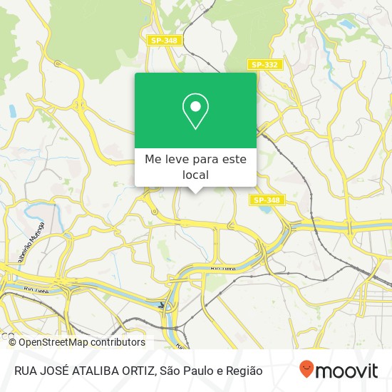 RUA JOSÉ ATALIBA ORTIZ mapa