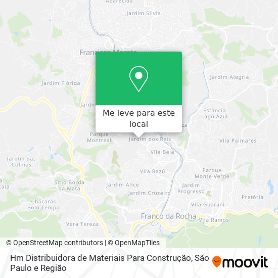 Hm Distribuidora de Materiais Para Construção mapa