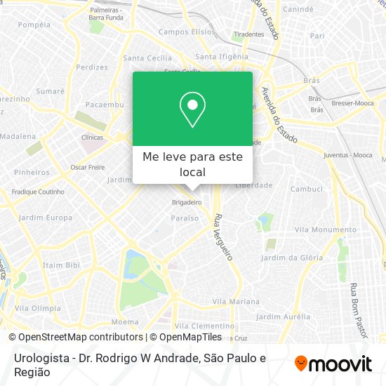 Urologista - Dr. Rodrigo W Andrade mapa