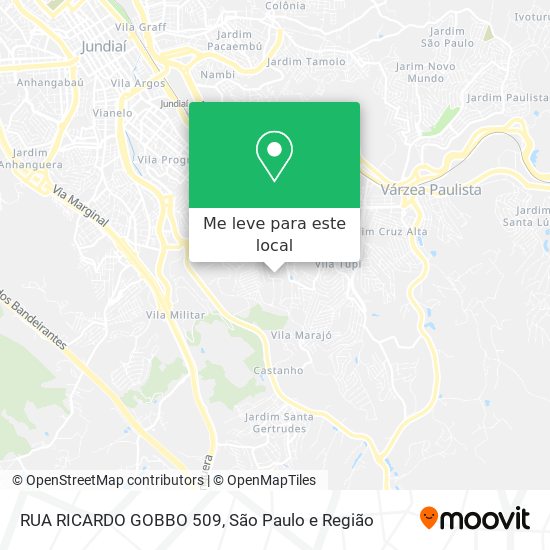 RUA RICARDO GOBBO 509 mapa