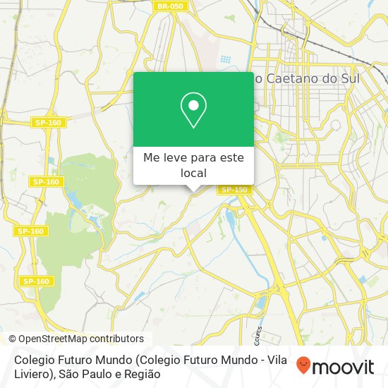 Colegio Futuro Mundo (Colegio Futuro Mundo - Vila Liviero) mapa