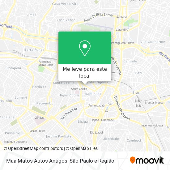 Maa Matos Autos Antigos mapa