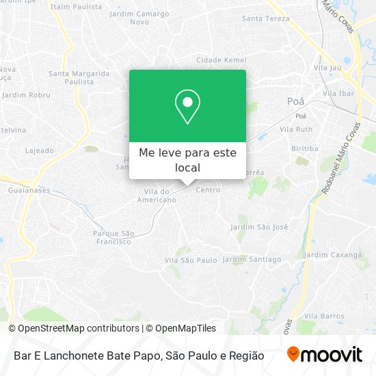 Bar E Lanchonete Bate Papo mapa