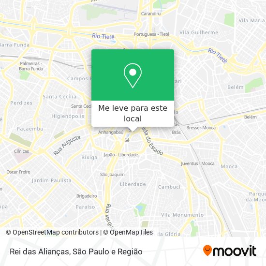 Rei das Alianças mapa