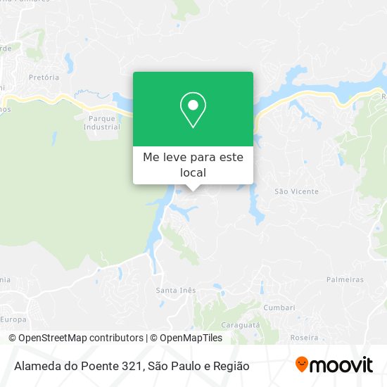 Alameda do Poente 321 mapa