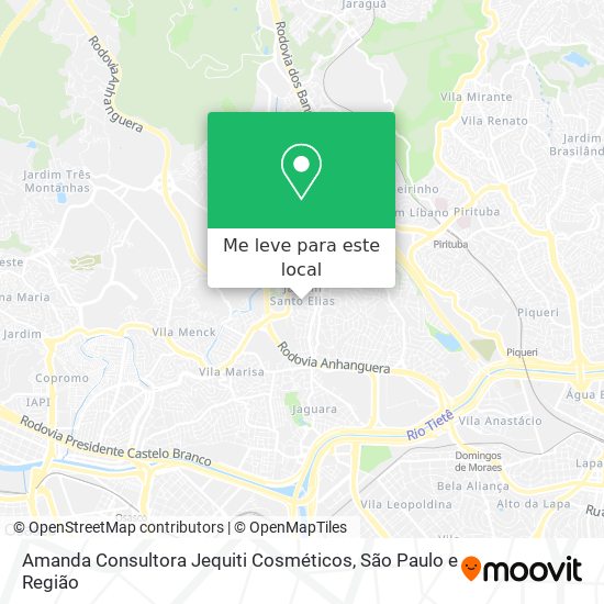 Amanda Consultora Jequiti Cosméticos mapa