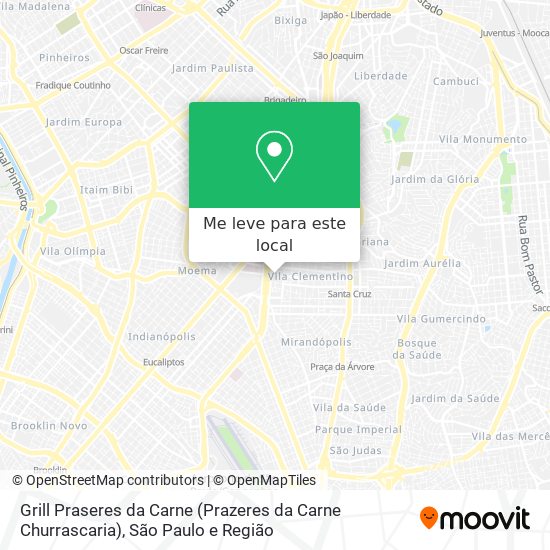 Grill Praseres da Carne (Prazeres da Carne Churrascaria) mapa