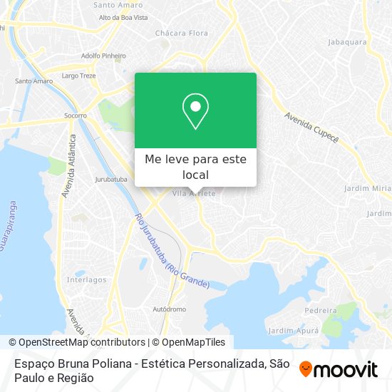 Espaço Bruna Poliana - Estética Personalizada mapa