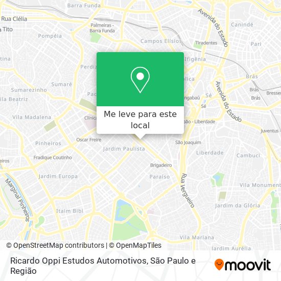 Ricardo Oppi Estudos Automotivos mapa