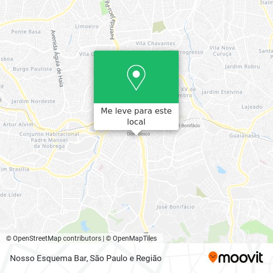 Nosso Esquema Bar mapa