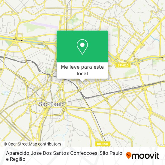 Aparecido Jose Dos Santos Confeccoes mapa