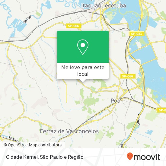 Cidade Kemel mapa