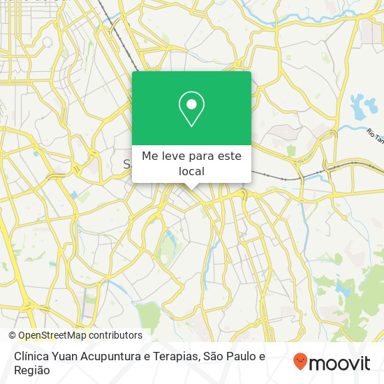 Clínica Yuan Acupuntura e Terapias mapa