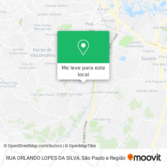 RUA ORLANDO LOPES DA SILVA mapa