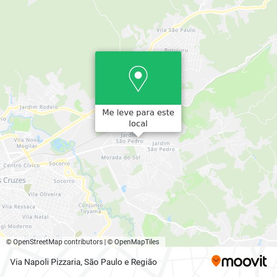 Via Napoli Pizzaria mapa