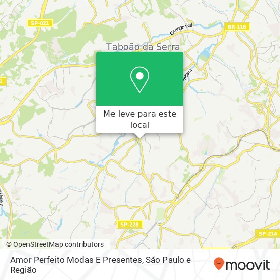 Amor Perfeito Modas E Presentes mapa