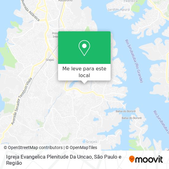 Igreja Evangelica Plenitude Da Uncao mapa